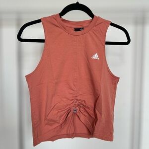 Adidas Women’s Cotton Cinch Tank Top | Terracotta